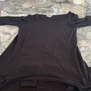 Black Women’s Classic Boatneck Dress - Unbranded